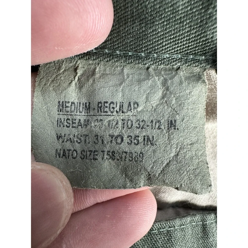 Propper Cargo Pants Mens Medium Regular Green BDU Military Utility Safari Skate